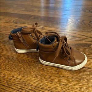 Cat and Jack Brown High-Top Sneakers